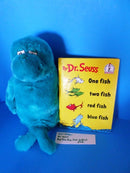 Kohl's Cares Dr. Seuss One Fish Two Fish Blue Big Fish Plush and Book