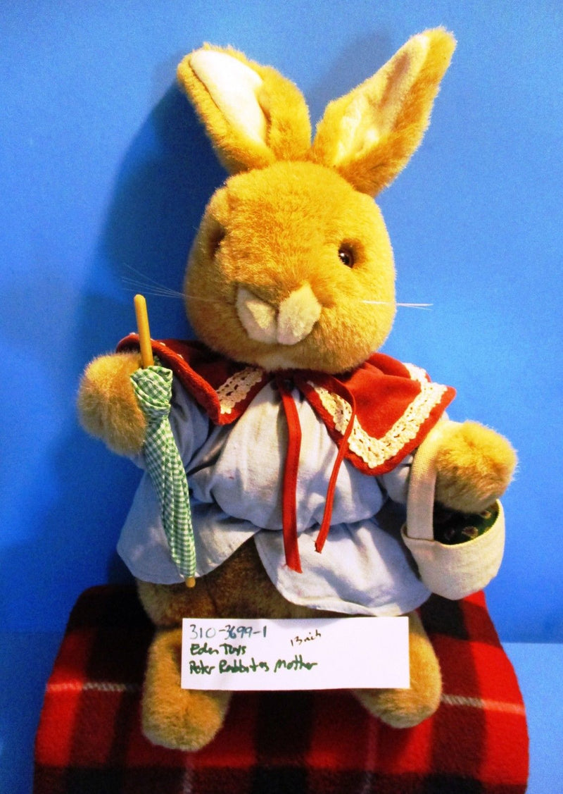 Eden Peter Rabbit Mrs Rabbit 1993 Plush