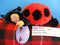 Anne Geddes Ladybug Baby 1997 Beanbag Plush