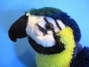 Aurora Blue and Gold Macaw Parrot Beanbag Plush