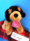 Kellytoy Rottweiler with Pink Heart Plush