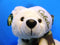 MJC Purr-fection Cabela's White Holiday Bear 2010 Beanbag Plush