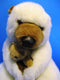 Dakin White Bear With Brown Baby Bear Plush