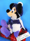 Disney World Holiday Minnie Mouse in Purple Sweater and Skirt Beanbag Plush
