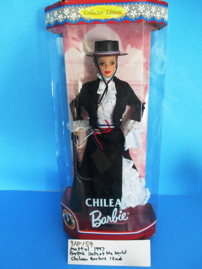 Mattel Barbie Collecter Edition Dolls Of the World Chilean 1997 Doll