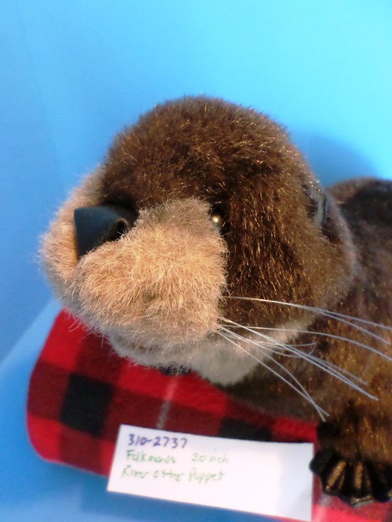 Folkmanis River Otter Puppet Plush