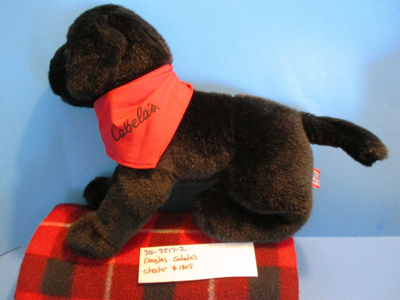 Douglas Cabela's Chester Black Lab Dog Plush