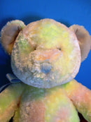 Russ Boo Bears Pastel Rainbow Teddy Bear Rattle Plush