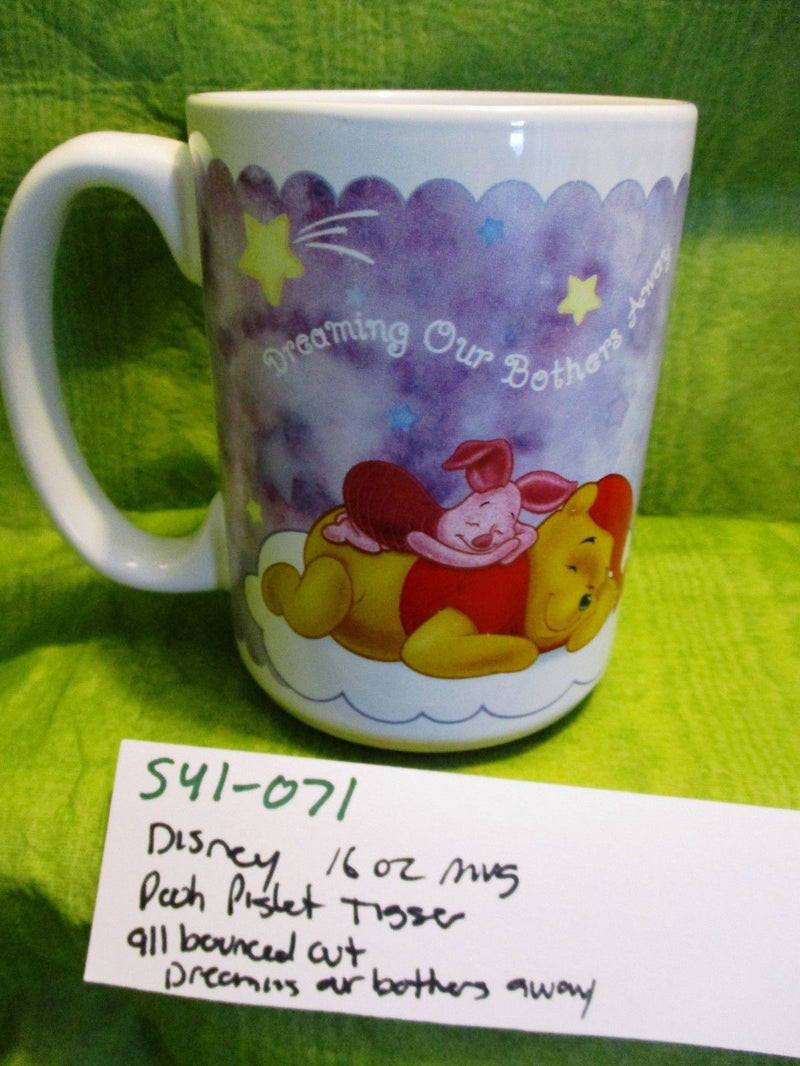 Houston Harvest Disney Pooh Piglet Tigger Purple White 16 oz. Mug Cup