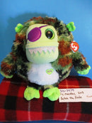 Ty Monstaz Patch the Pirate Talking Monster 2013 Beanbag Plush