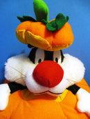 ACE Looney Tunes Sylvester in a Pumpkin 1997 Plush