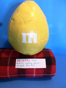 M&M Original M Ball Yellow Peanut Shaped Soccer Ball Plush
