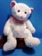 Burton and Burton Candy Hearts White Teddy Bear Plush