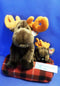 Ty Beanie Buddy 1999 and Baby 1993 Chocolate Moose Beanbag Plushes