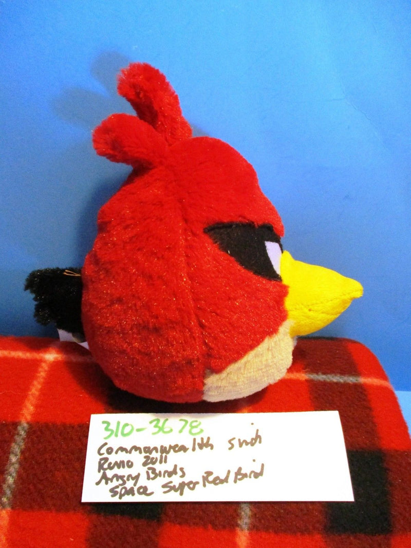 Commonwealth Rovio Angry Birds Space Super Red Bird 2011 Plush
