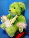 G A C Lime Green Teddy Bear 2000 Beanbag Plush