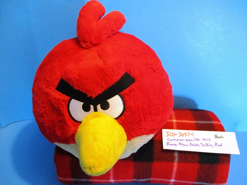 Commonwealth Rovio Angry Birds Talking Red 2010 Plush