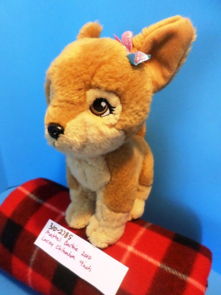 Russ Mattel Barbie Chihuahua Lacey 2010 Plush