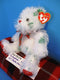 Ty Punkies Lil Santa Claws White and Green Bear 2005 Beanbag Plush
