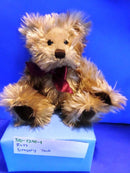 Russ Gregory Brown Teddy Bear With Red Bow Plush
