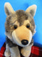 Wild Republic Sitting Wolf 2016 Beanbag Plush