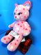 Build-A-Bear Huggable Hearts Pink Meowing Cat Plush