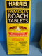Harris Famous Roach Tablets Added Lure Boric Acid 6oz Set of 4