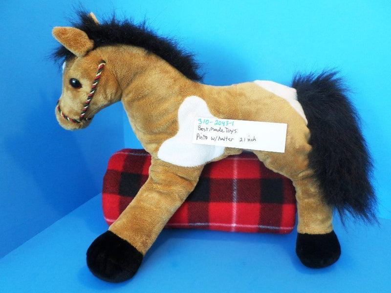 Best Made Toys Brown and White Pinto Paint Horse Pony Plush