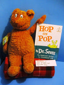 Kohl's Cares Dr. Seuss Hop On Pop Brown Bear Plush and Book