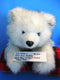 MJC Purr-fection White Bear With Black Frosted Tipped Fur 1992 Plush