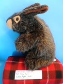 A&A Fancy Zoo Brown Bunny Rabbit Puppet