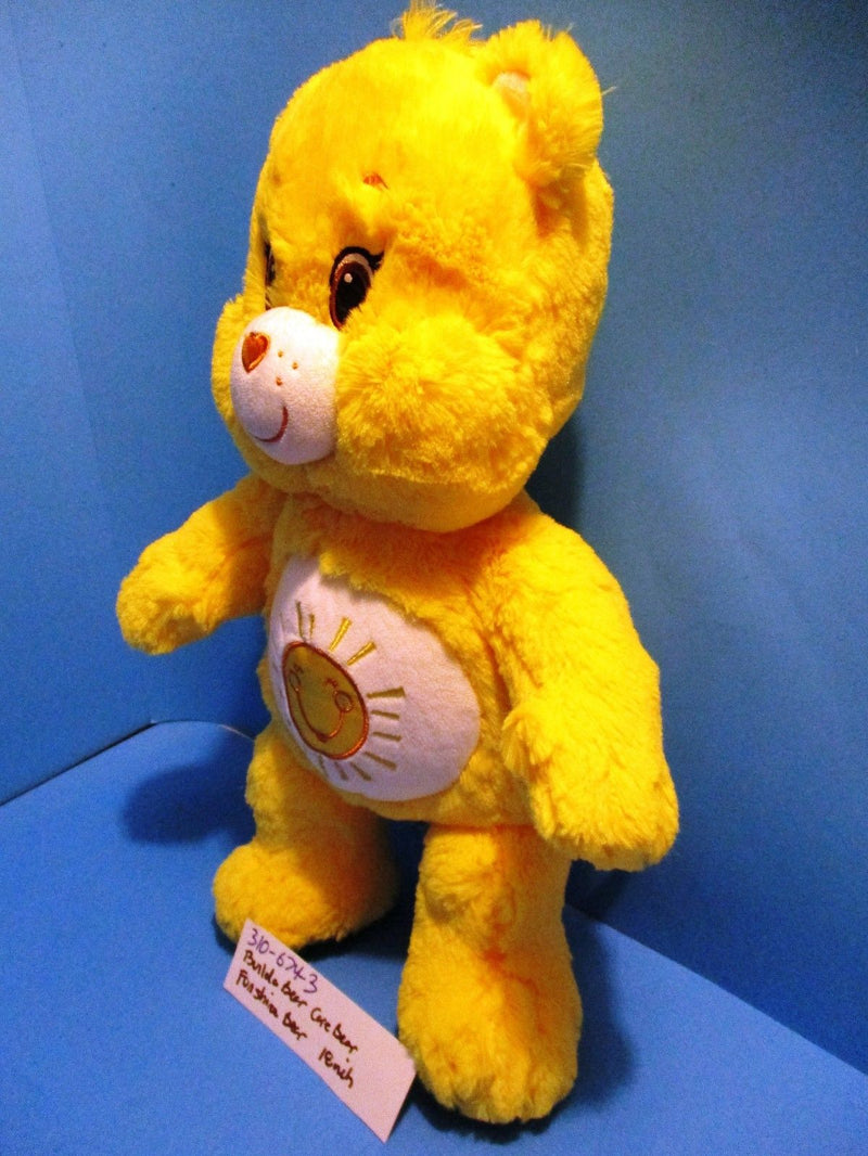 BuildABear Care Bears Funshine Bear Plush Hurricane Jack Surplus