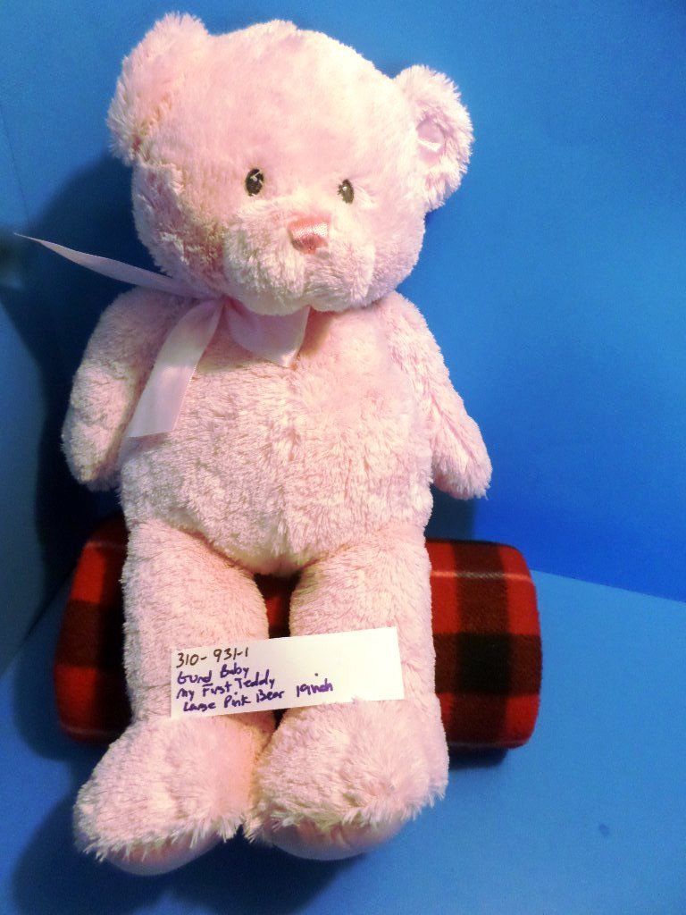 Baby Gund My First Teddy Pink Teddy Bear Plush