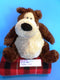 Gund Goober Brown and Beige Bear Beanbag Plush