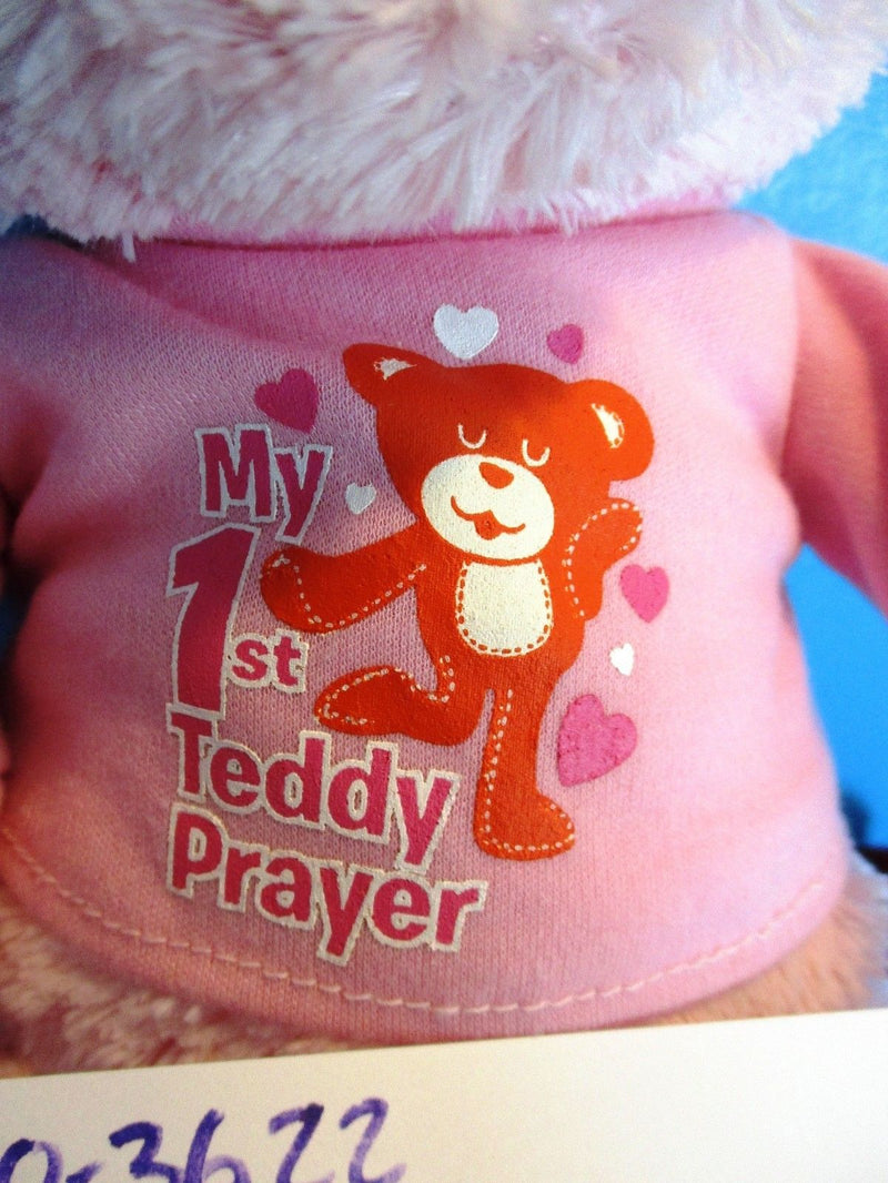 Baby Gund My First Teddy Prayer Pink Bear Plush