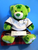 Build-A-Bear Shamrock Bear in Soccer Clothes Plush