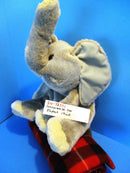 Commonwealth Grey Elephant 2001 Beanbag Plush