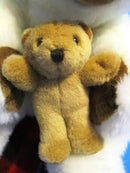 Dakin White Bear With Brown Baby Bear Plush