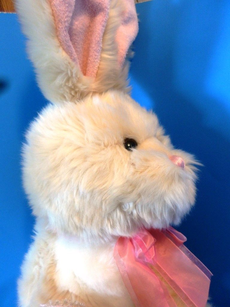 E & J Classics Tan Bunny Rabbit with Basket Plush